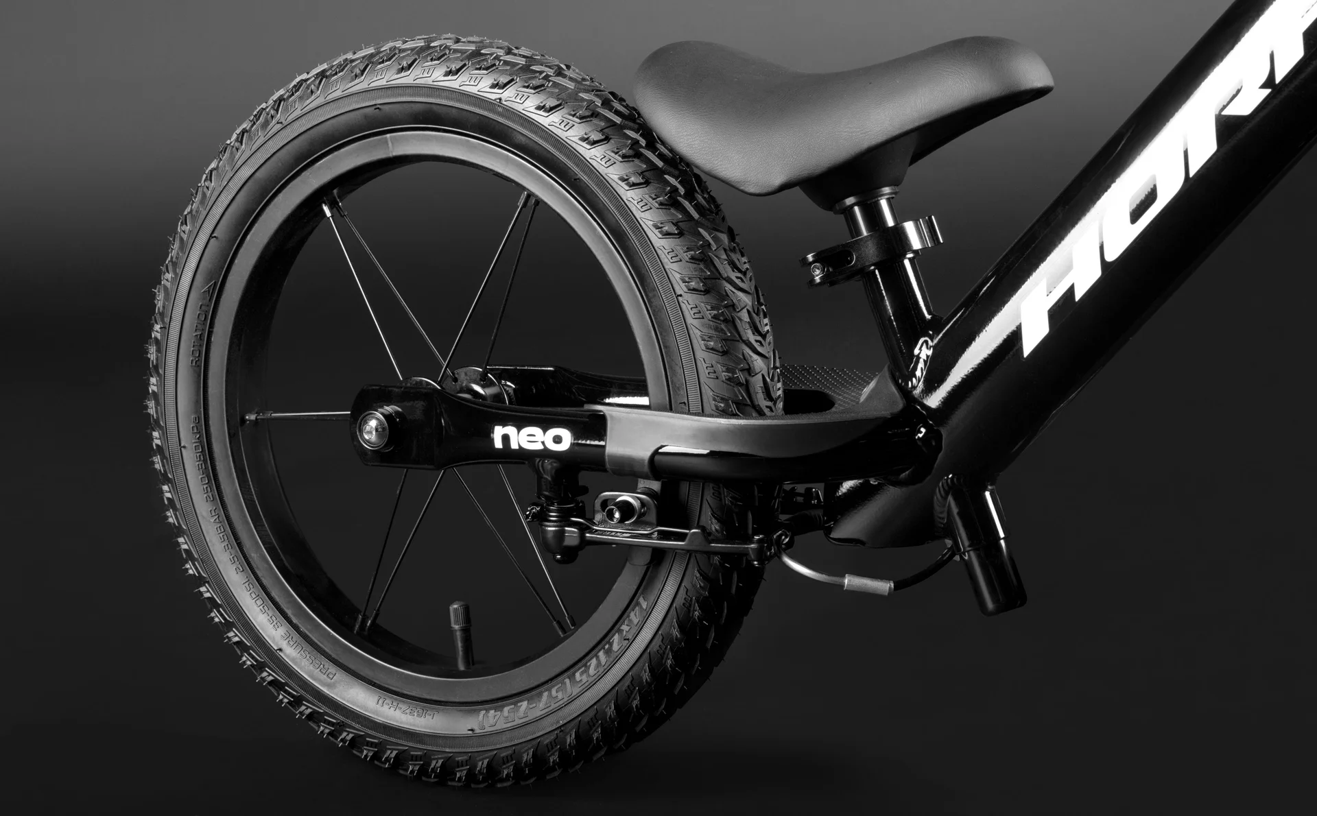 Беговел HORH NEO 14" черный - миниатюра 8