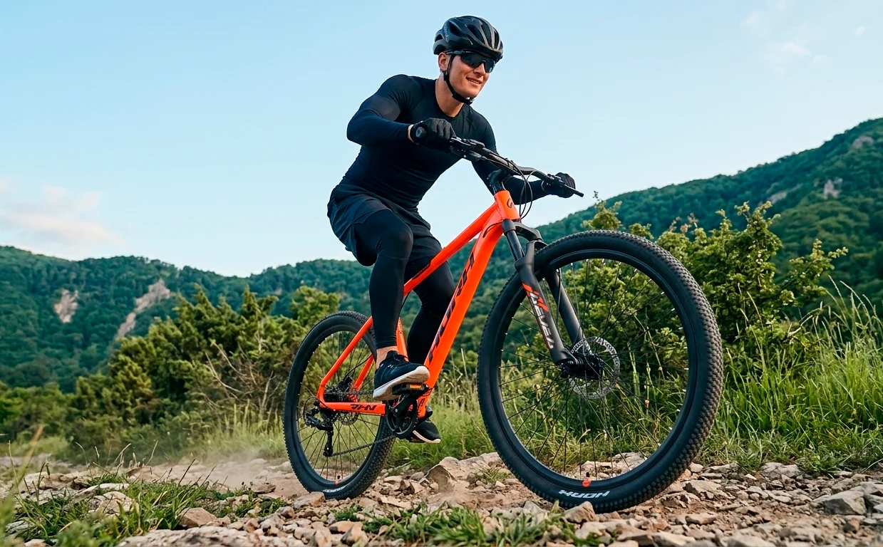 Велосипед HORH ROHAN RHD7.1 27,5" (2026) Orange-Black - миниатюра 2