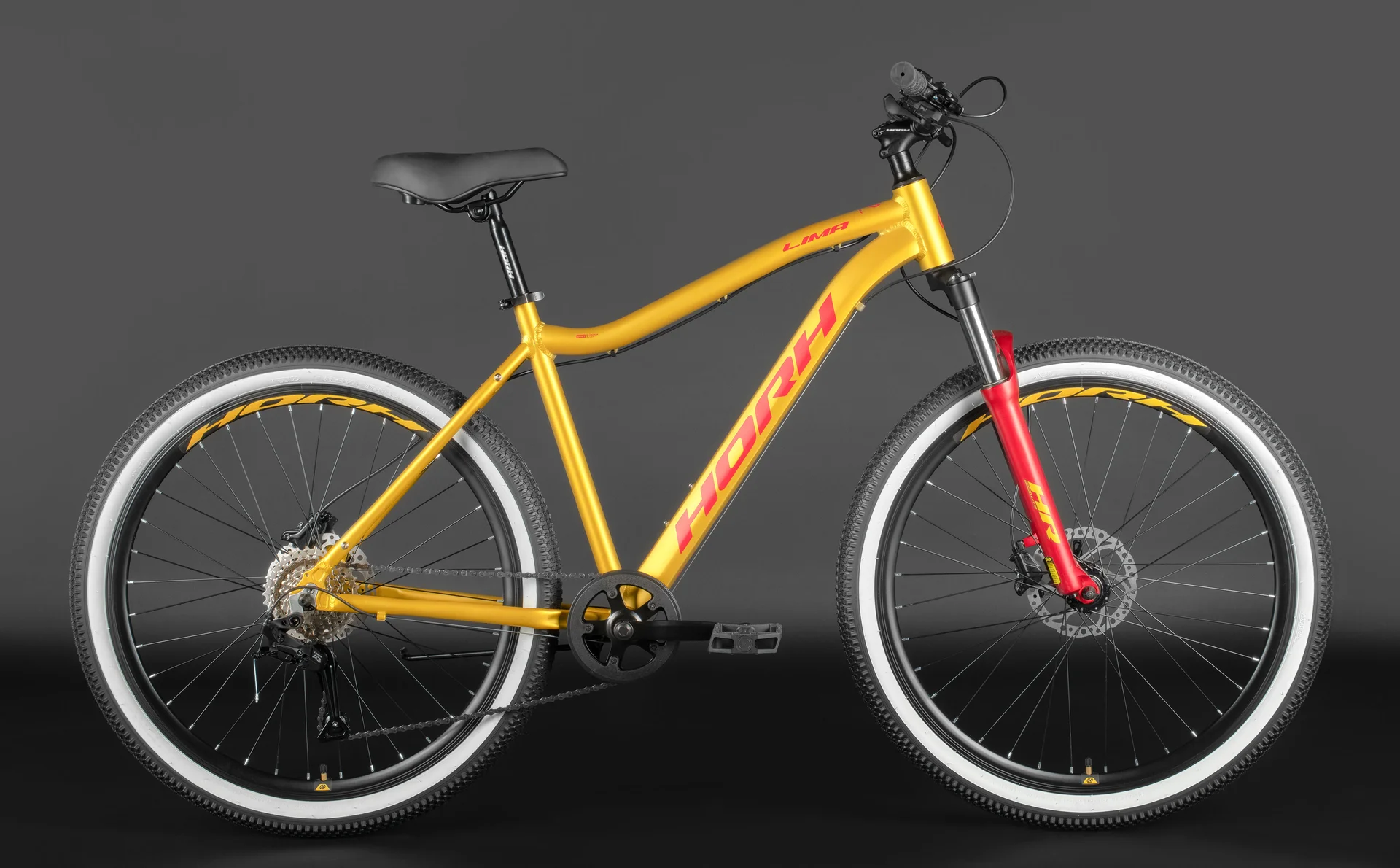 Велосипед HORH LIMA 27.5" (2026) Gold-Red - миниатюра 5
