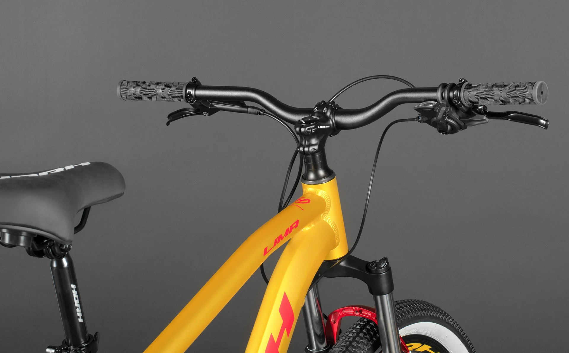 Велосипед HORH LIMA 27.5" (2026) Gold-Red - миниатюра 9