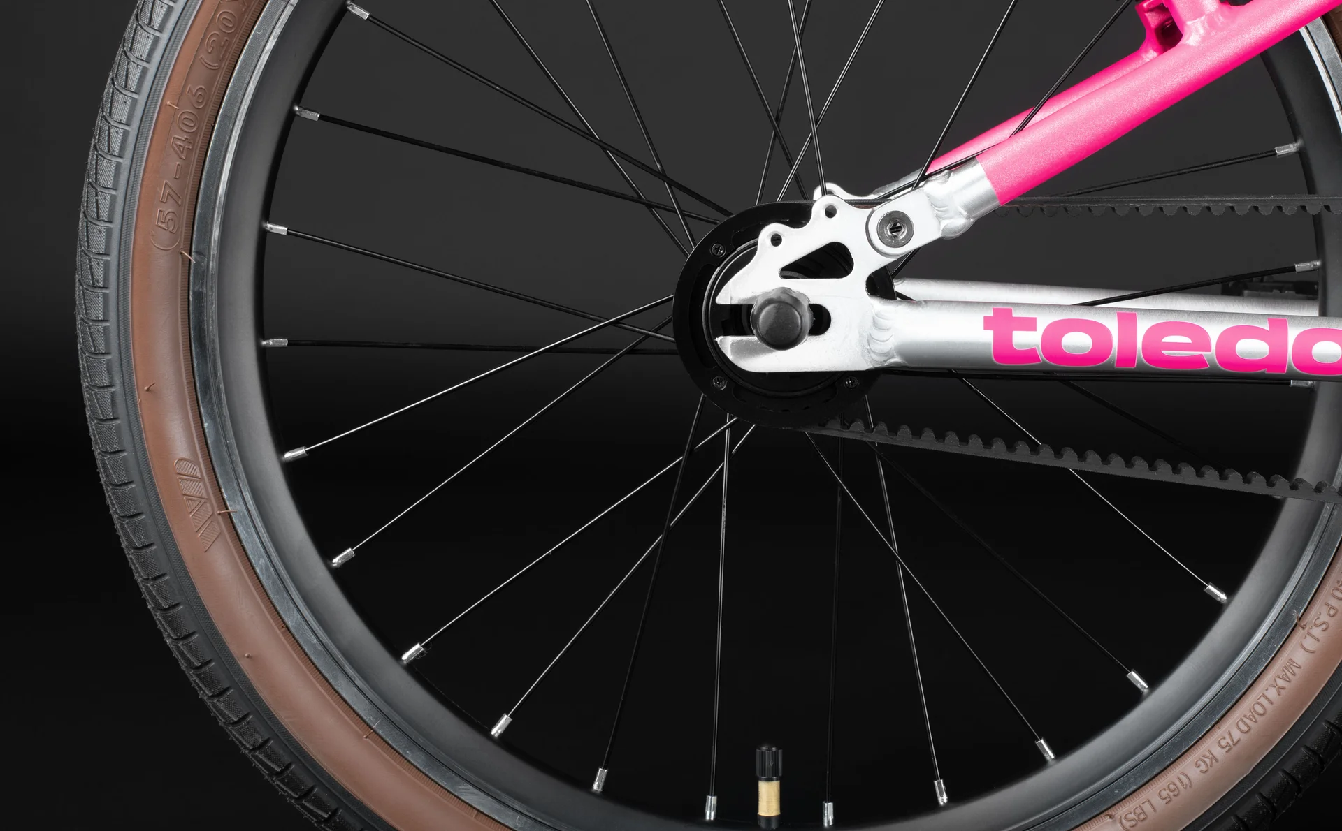 Велосипед HORH TOLEDO 20" Pink-Polished - миниатюра 12