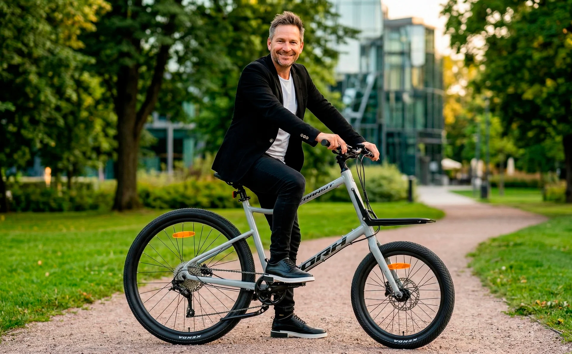 Велосипед HORH TRANSIT 20/27.5" (2025) White-Black - миниатюра 4