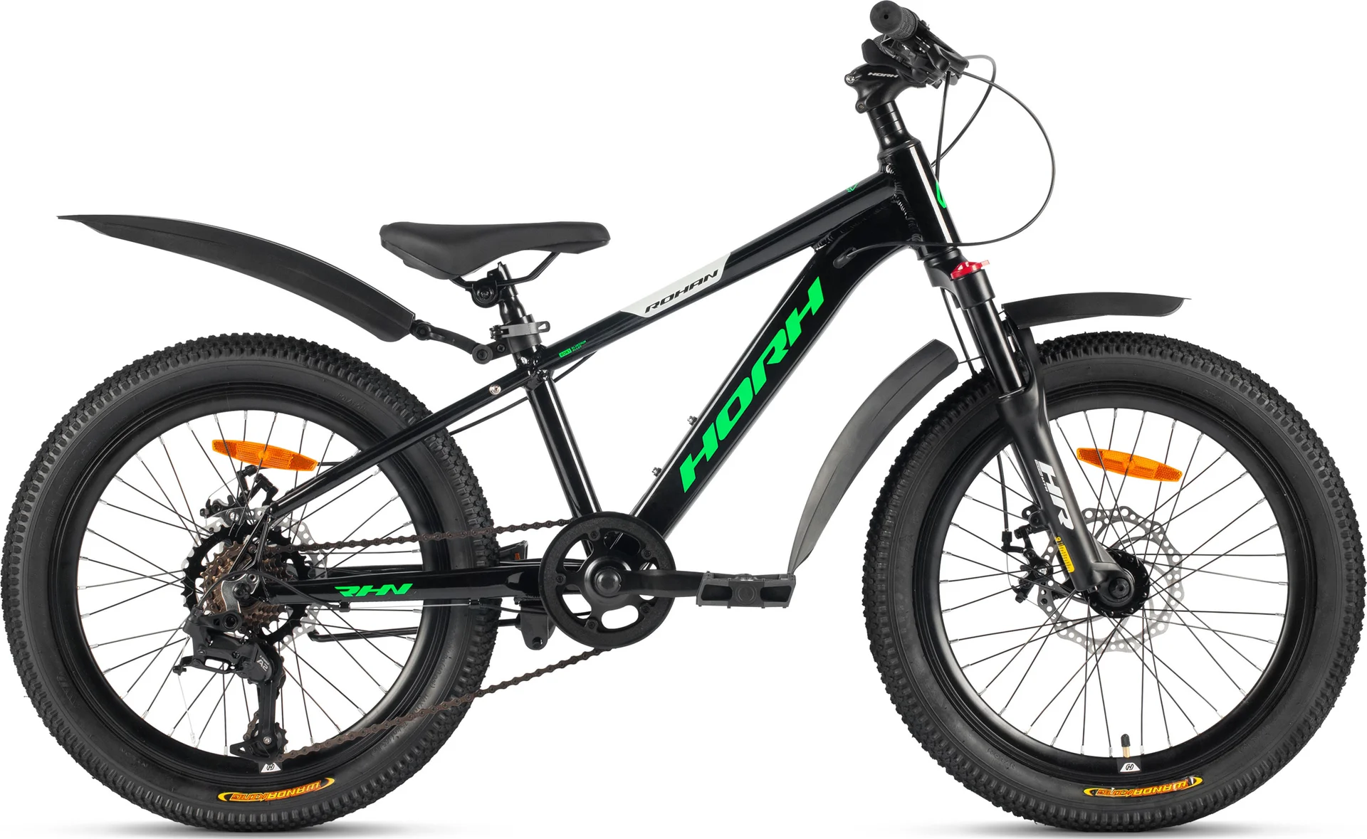 Велосипед HORH ROHAN RMD 2.0 20" (2025) Black-Green-White - изображение 1
