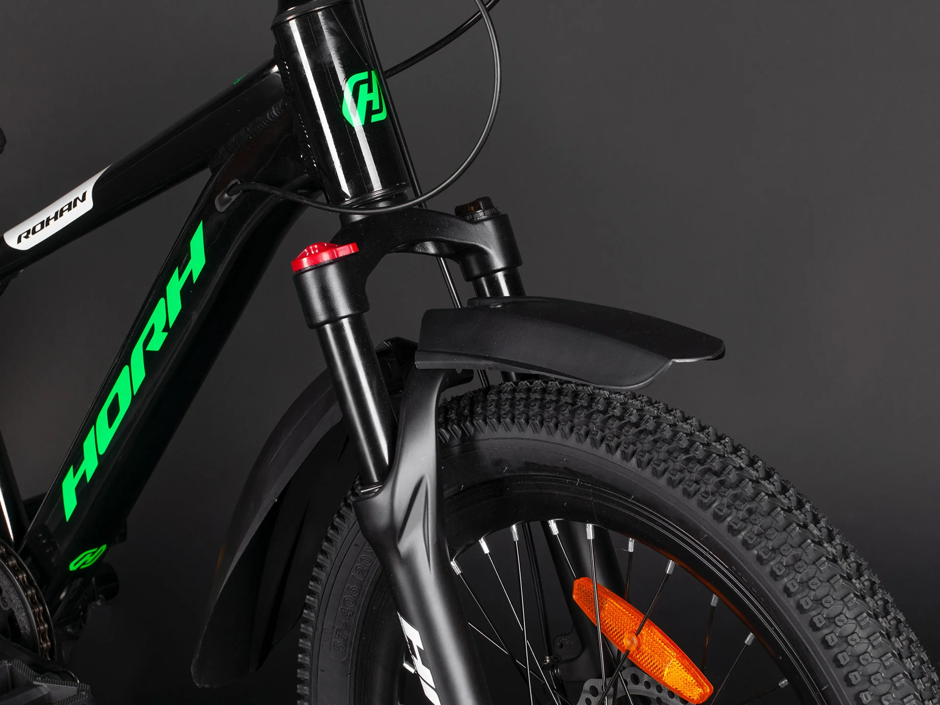 Велосипед HORH ROHAN RMD 2.0 20" (2025) Black-Green-White - миниатюра 10