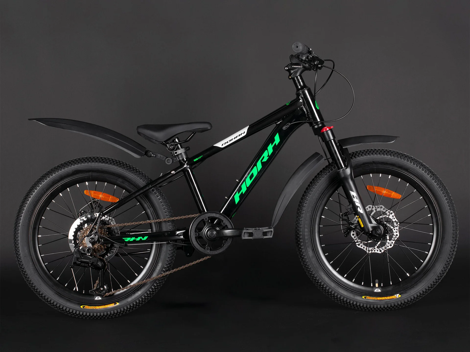 Велосипед HORH ROHAN RMD 2.0 20" (2025) Black-Green-White - миниатюра 5