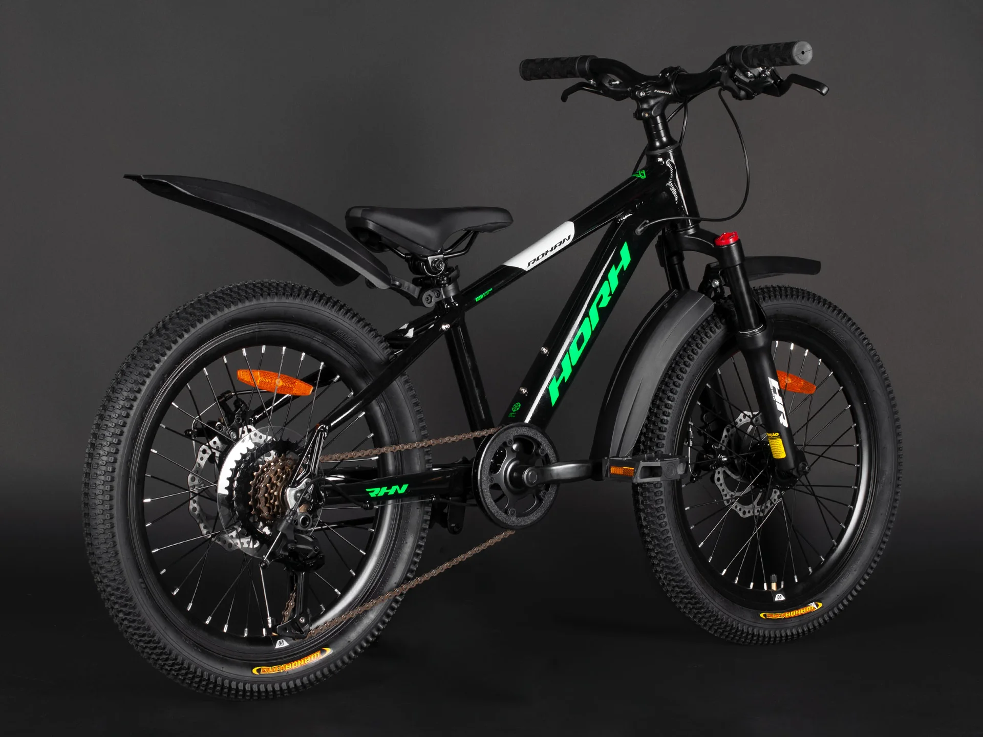 Велосипед HORH ROHAN RMD 2.0 20" (2025) Black-Green-White - миниатюра 7
