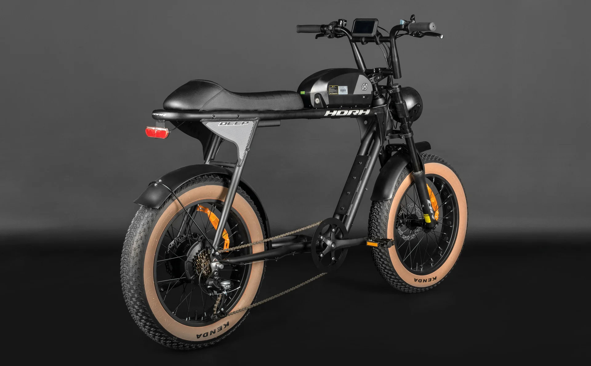 Велосипед HORH DEEP 20" 500W (2025) Black-Grey-Brown - миниатюра 3