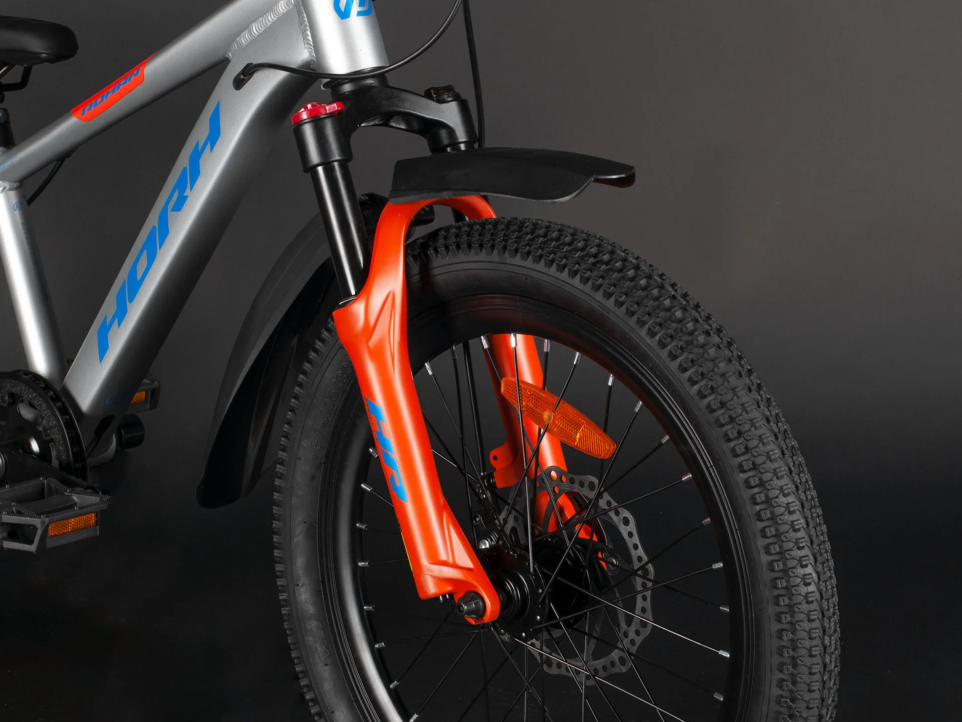 Велосипед HORH ROHAN RMD 2.0 20" (2025) Grey-Blue-Orange - миниатюра 11