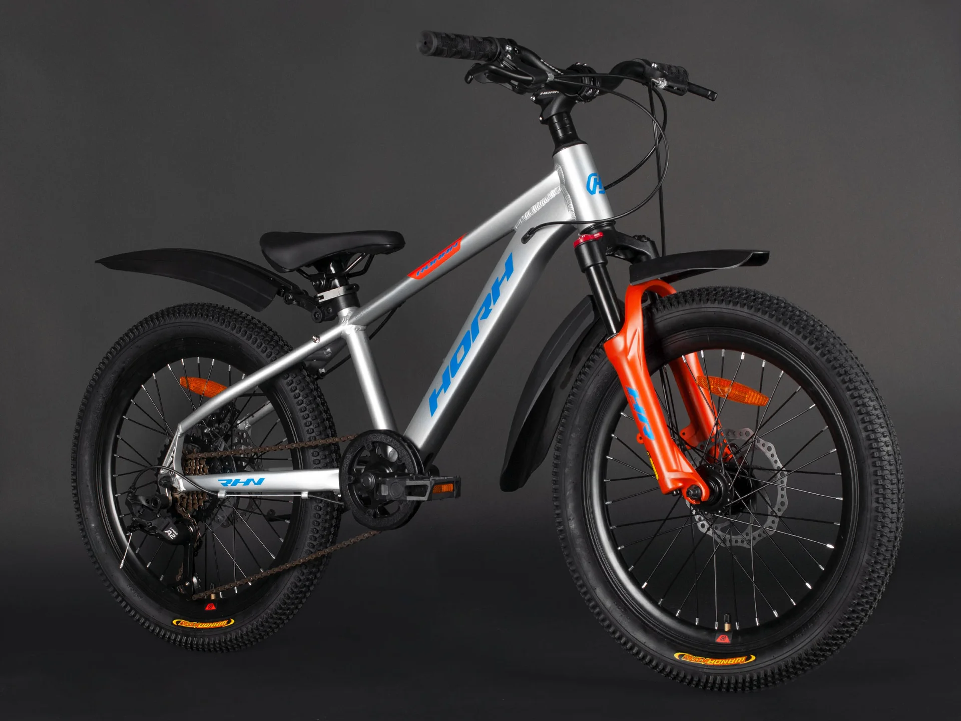 Велосипед HORH ROHAN RMD 2.0 20" (2025) Grey-Blue-Orange - миниатюра 6