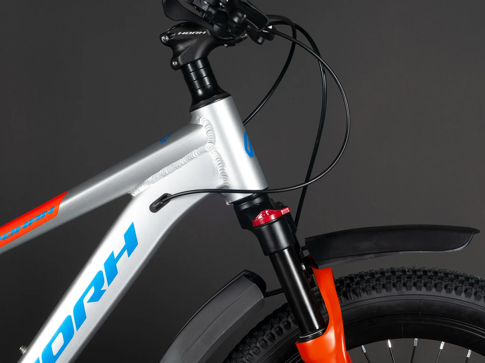 Велосипед HORH ROHAN RMD 2.0 20" (2025) Grey-Blue-Orange - миниатюра 9