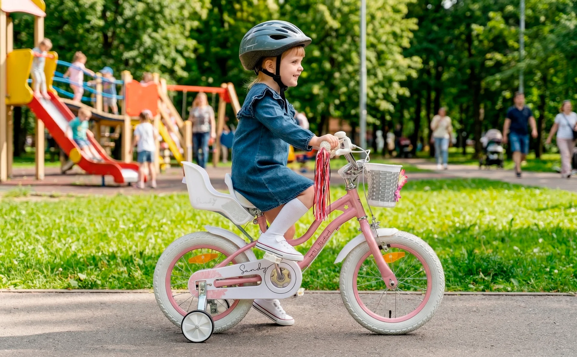Велосипед HORH SANDY 14 (2026) Pink-White - миниатюра 2