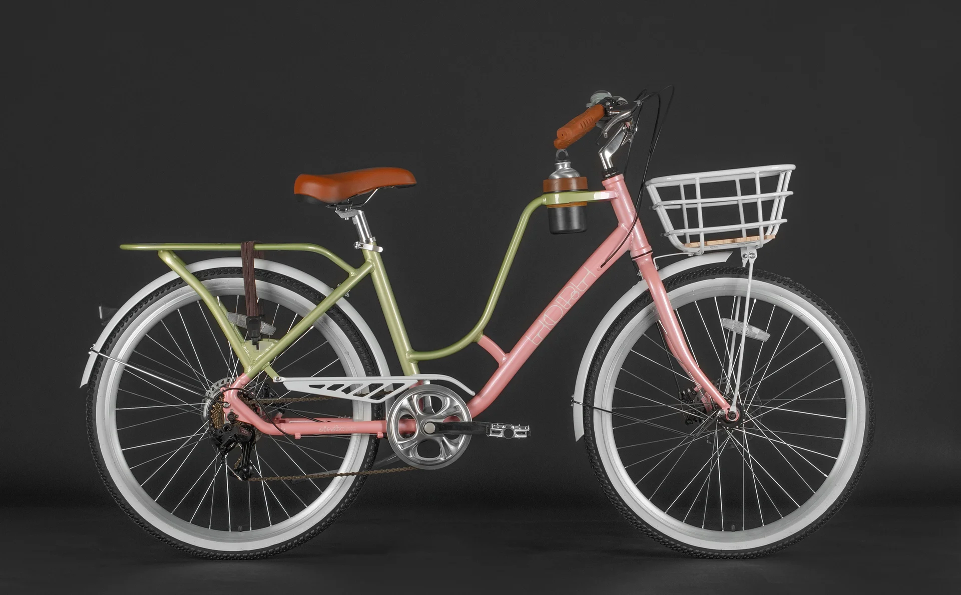 Велосипед HORH SIESTA 26" (2026) Light Green-Pink - миниатюра 7