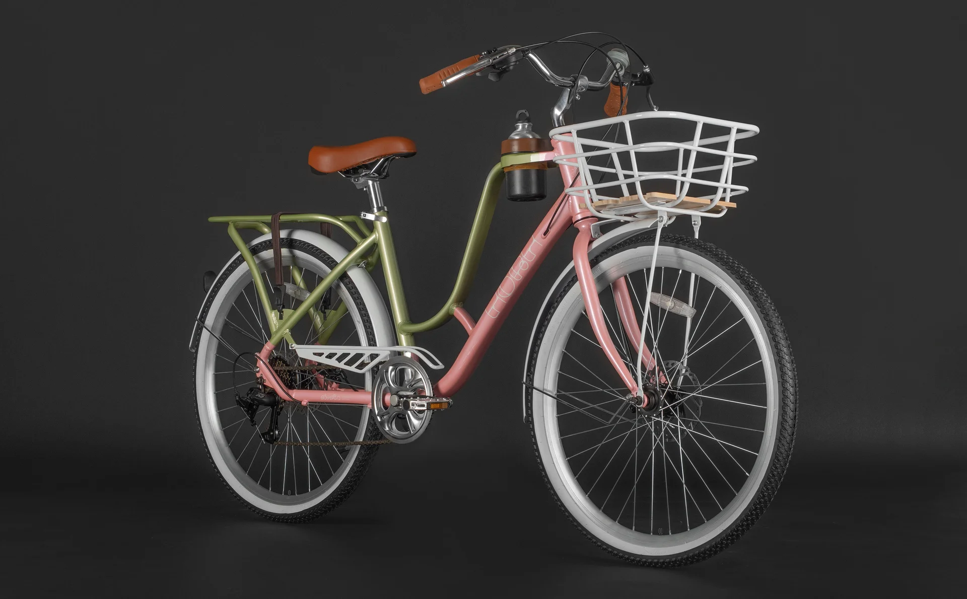 Велосипед HORH SIESTA 26" (2026) Light Green-Pink - миниатюра 8