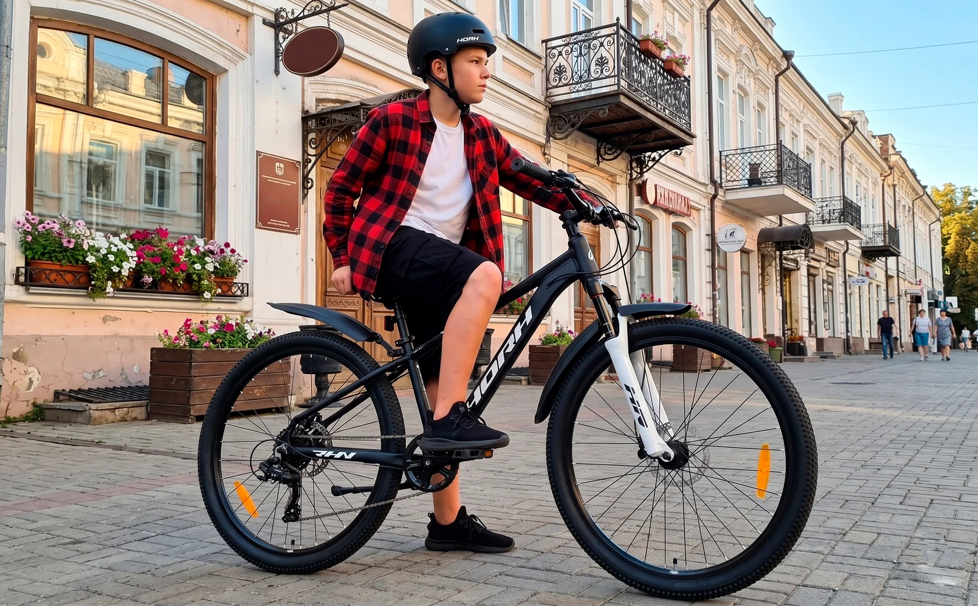 Велосипед HORH ROHAN RHNHD6.3 26" (2025) Black-White - миниатюра 2