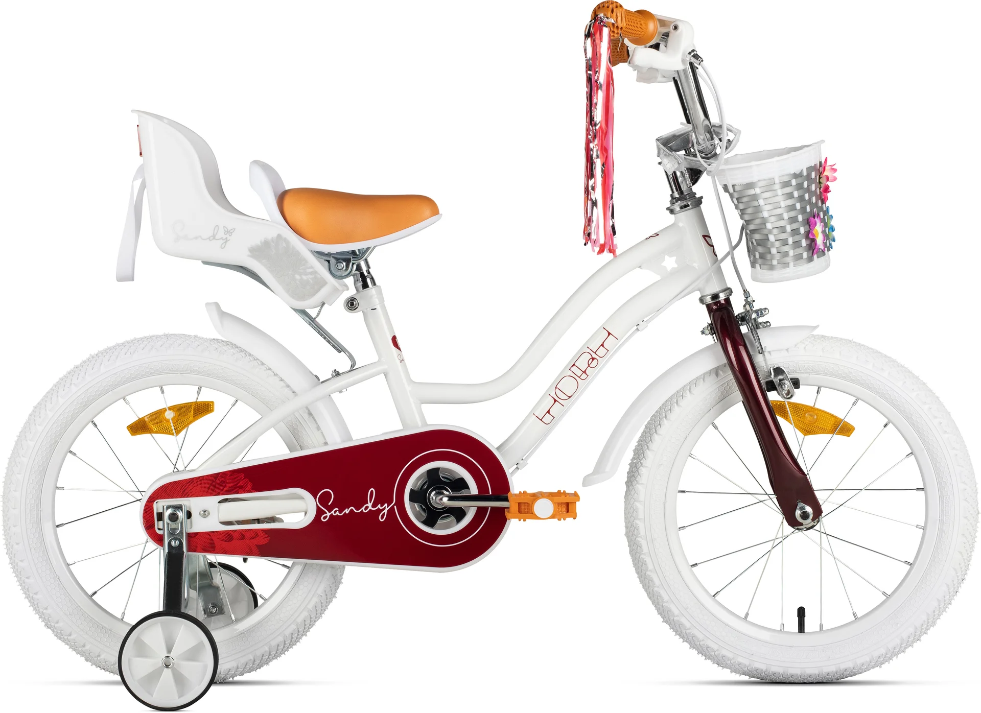 Велосипед HORH SANDY 16 (2026) White-Red - изображение 1
