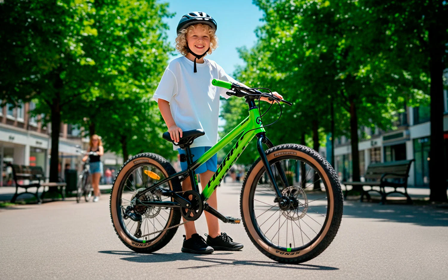 Велосипед HORH JAB JRMD 2.0 20" (2025) Green-Black - миниатюра 4