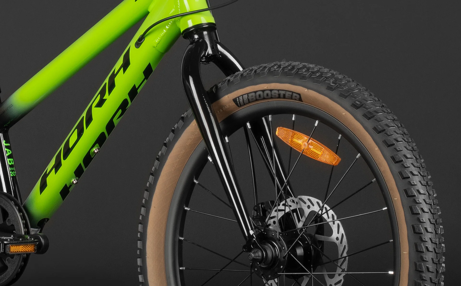 Велосипед HORH JAB JRMD 2.0 20" (2025) Green-Black - миниатюра 9