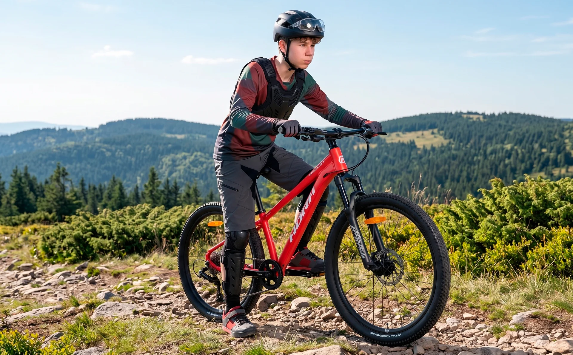 Велосипед HORH BULLET HBHD4.0 24" (2026) Red-White - миниатюра 2