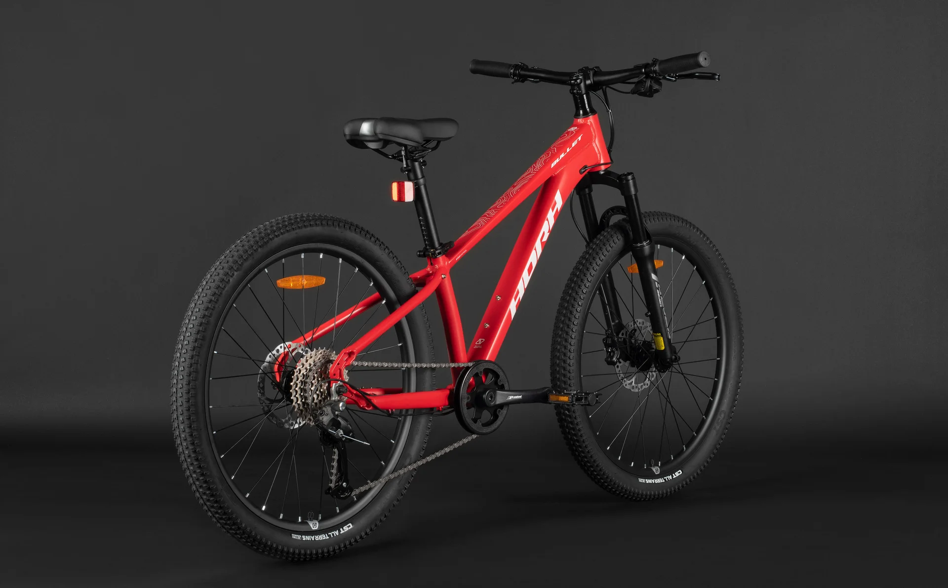 Велосипед HORH BULLET HBHD4.0 24" (2026) Red-White - миниатюра 7