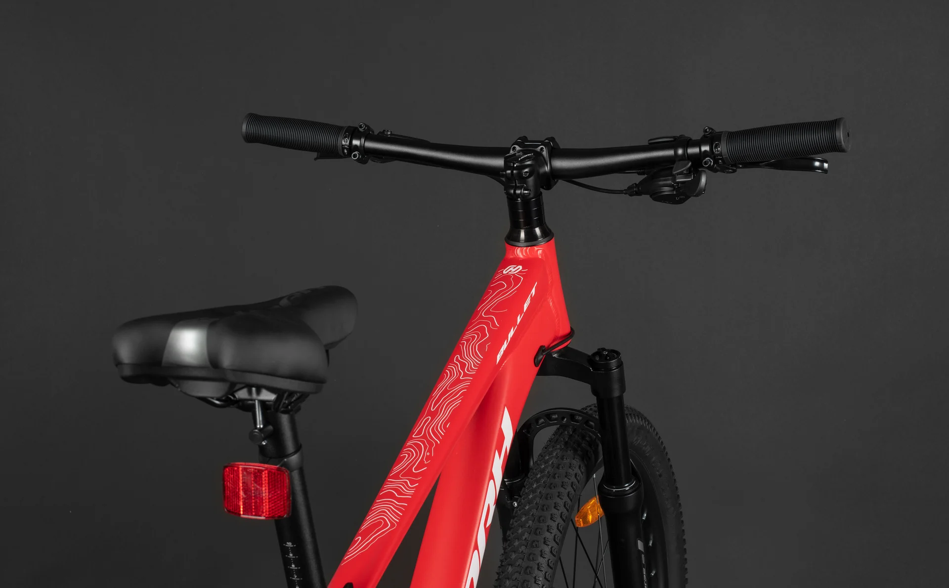 Велосипед HORH BULLET HBHD4.0 24" (2026) Red-White - миниатюра 9