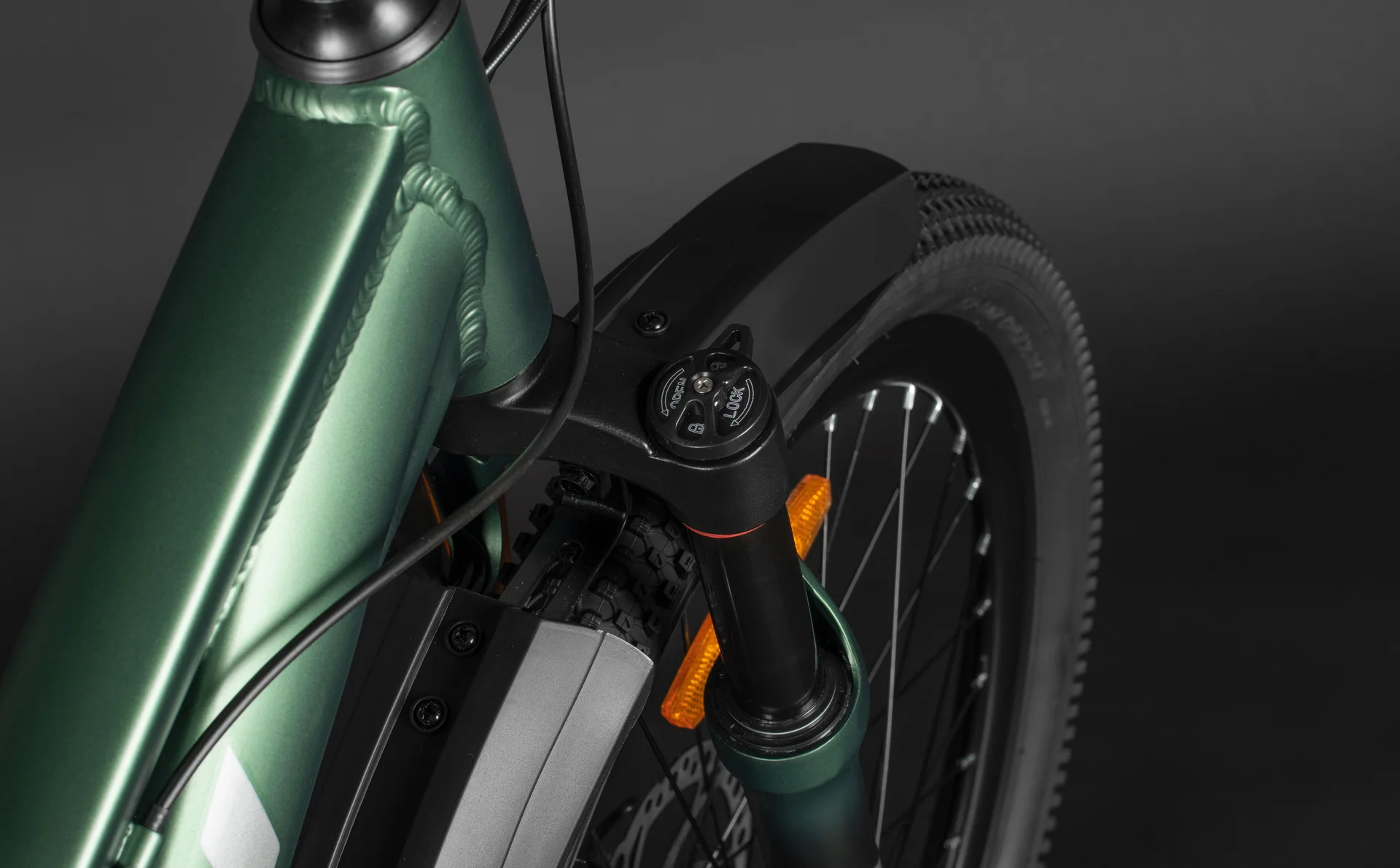 Велосипед HORH ROSS ROSS24 BLK/GRN 24" (2025) Black-Green - миниатюра 12