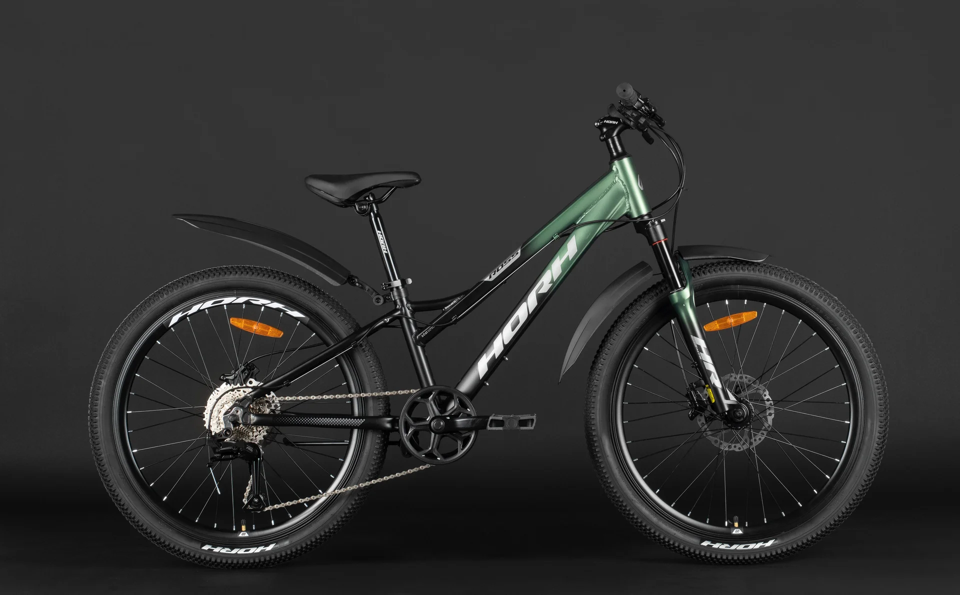 Велосипед HORH ROSS ROSS24 BLK/GRN 24" (2025) Black-Green - миниатюра 5