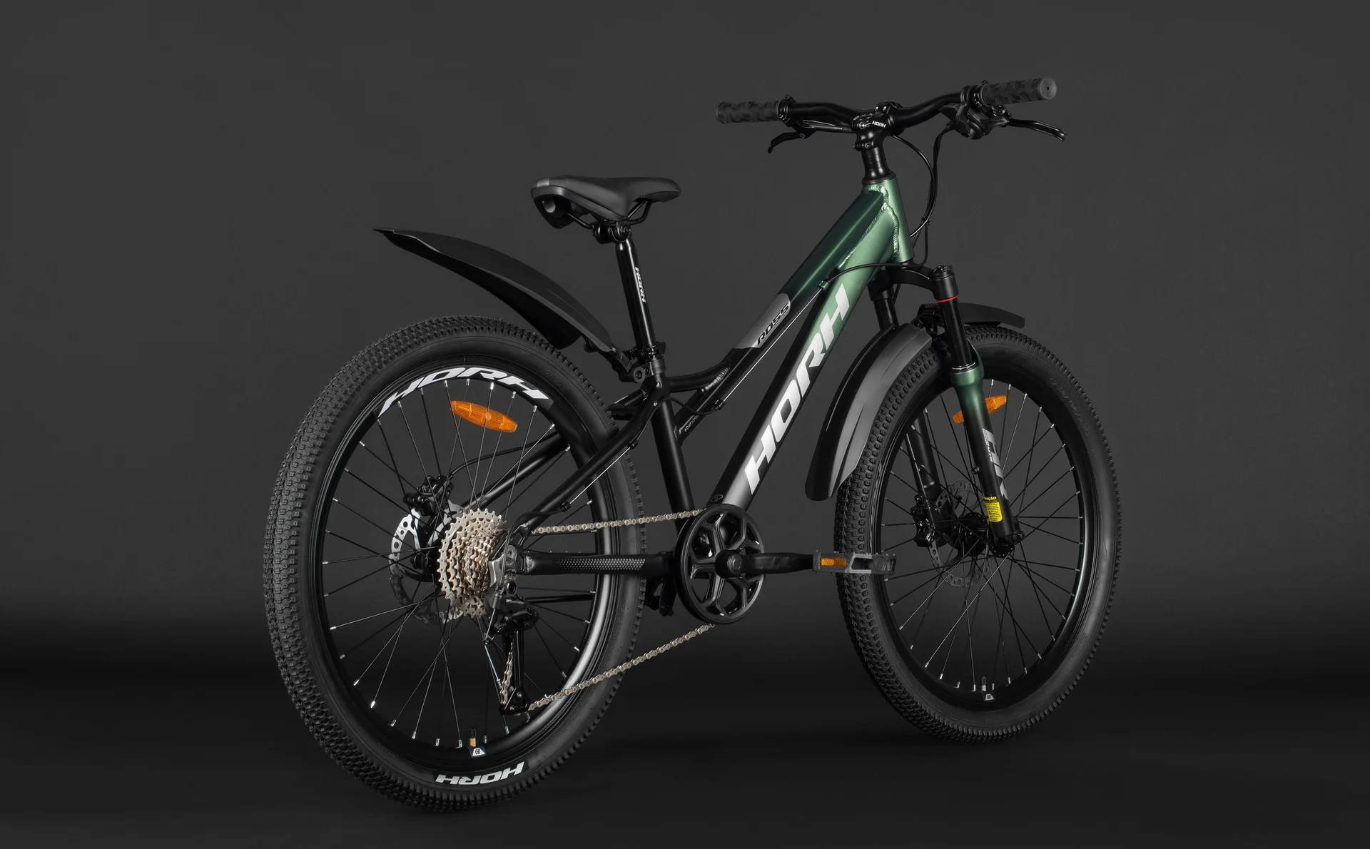 Велосипед HORH ROSS ROSS24 BLK/GRN 24" (2025) Black-Green - миниатюра 7