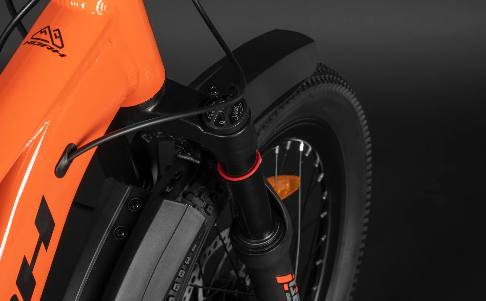 Велосипед HORH ROHAN RHD 2.1 20" (2026) Orange-Black - миниатюра 12