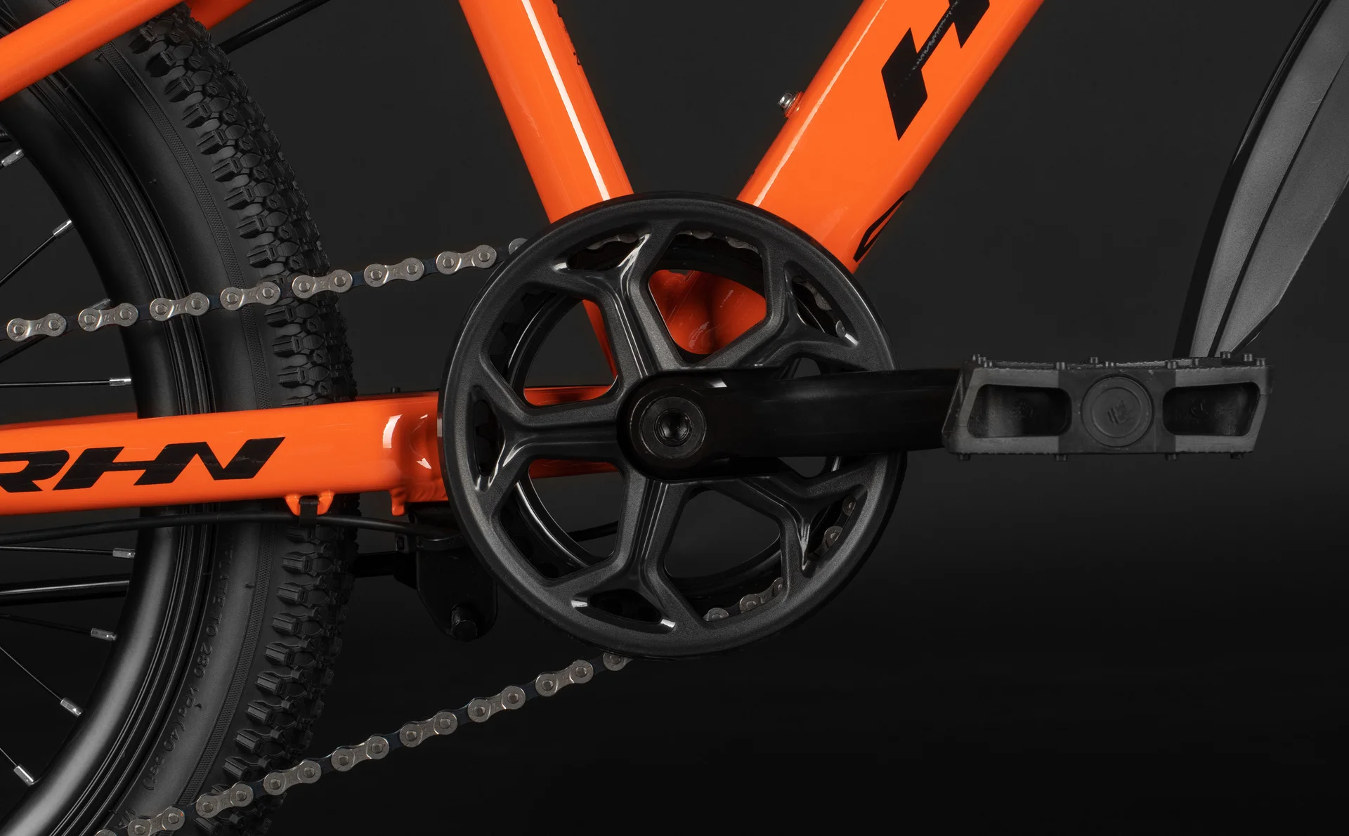 Велосипед HORH ROHAN RHD 2.1 20" (2026) Orange-Black - миниатюра 13