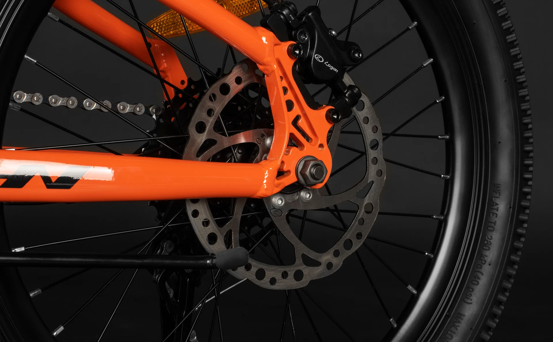 Велосипед HORH ROHAN RHD 2.1 20" (2026) Orange-Black - миниатюра 14