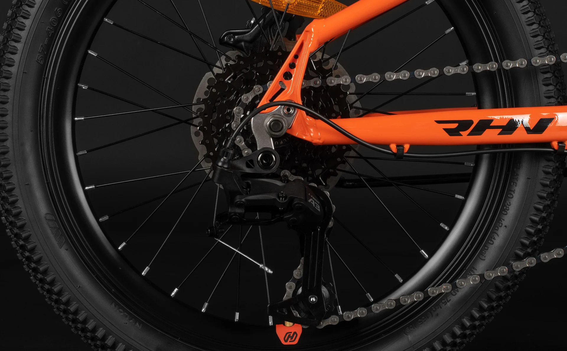 Велосипед HORH ROHAN RHD 2.1 20" (2026) Orange-Black - миниатюра 15