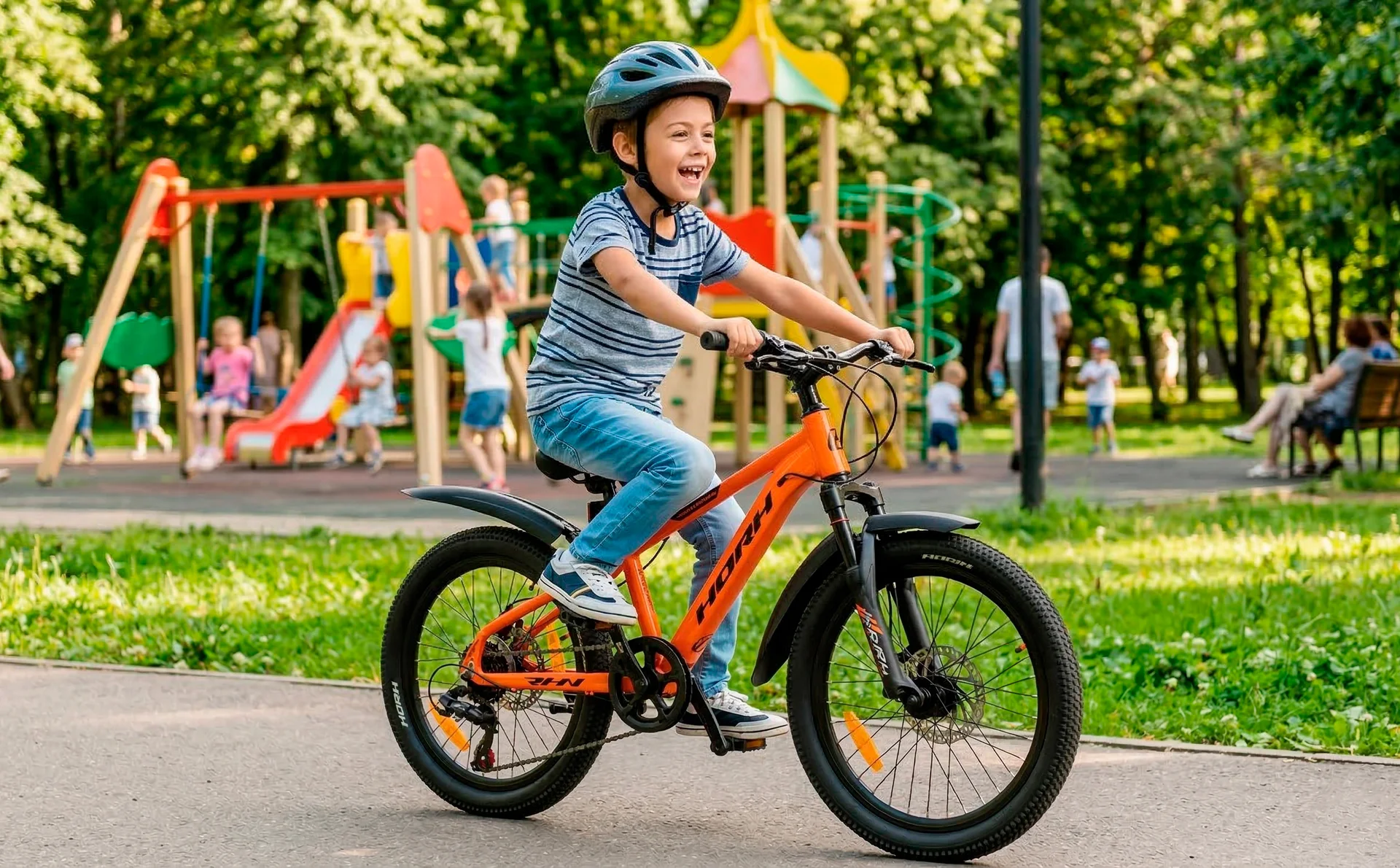 Велосипед HORH ROHAN RHD 2.1 20" (2026) Orange-Black - миниатюра 3