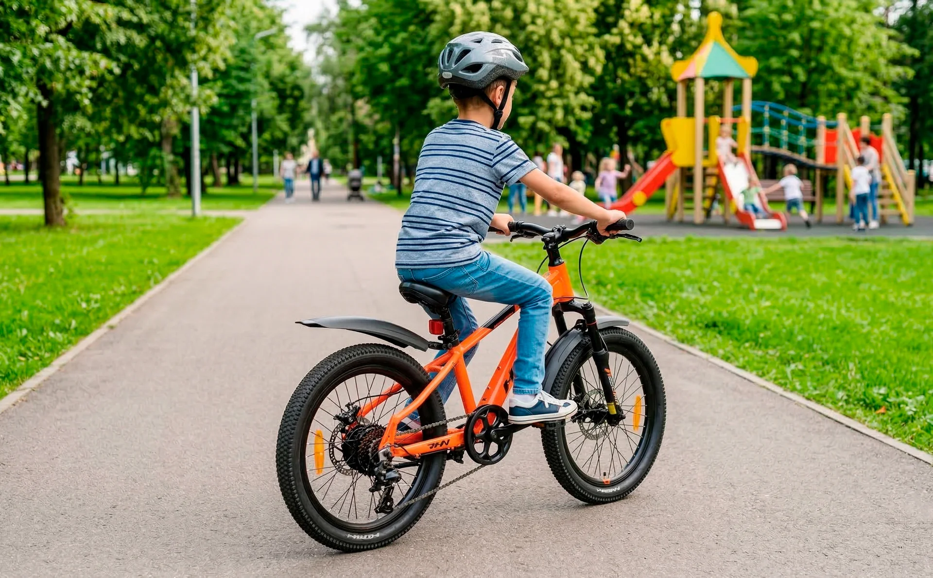 Велосипед HORH ROHAN RHD 2.1 20" (2026) Orange-Black - миниатюра 4