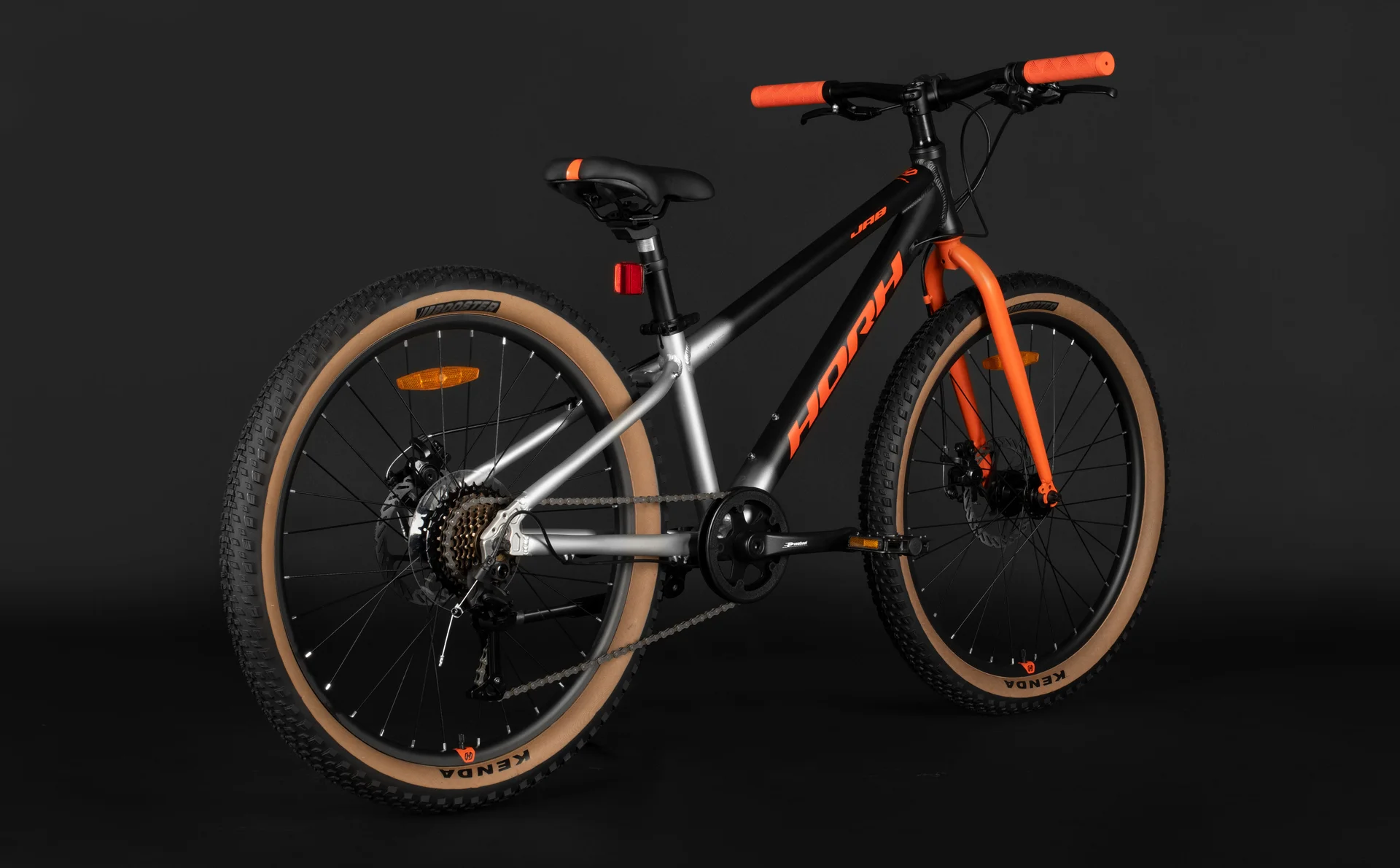 Велосипед HORH JAB JRMD 4.0 24"(2025) Black-Grey-Orange - миниатюра 7
