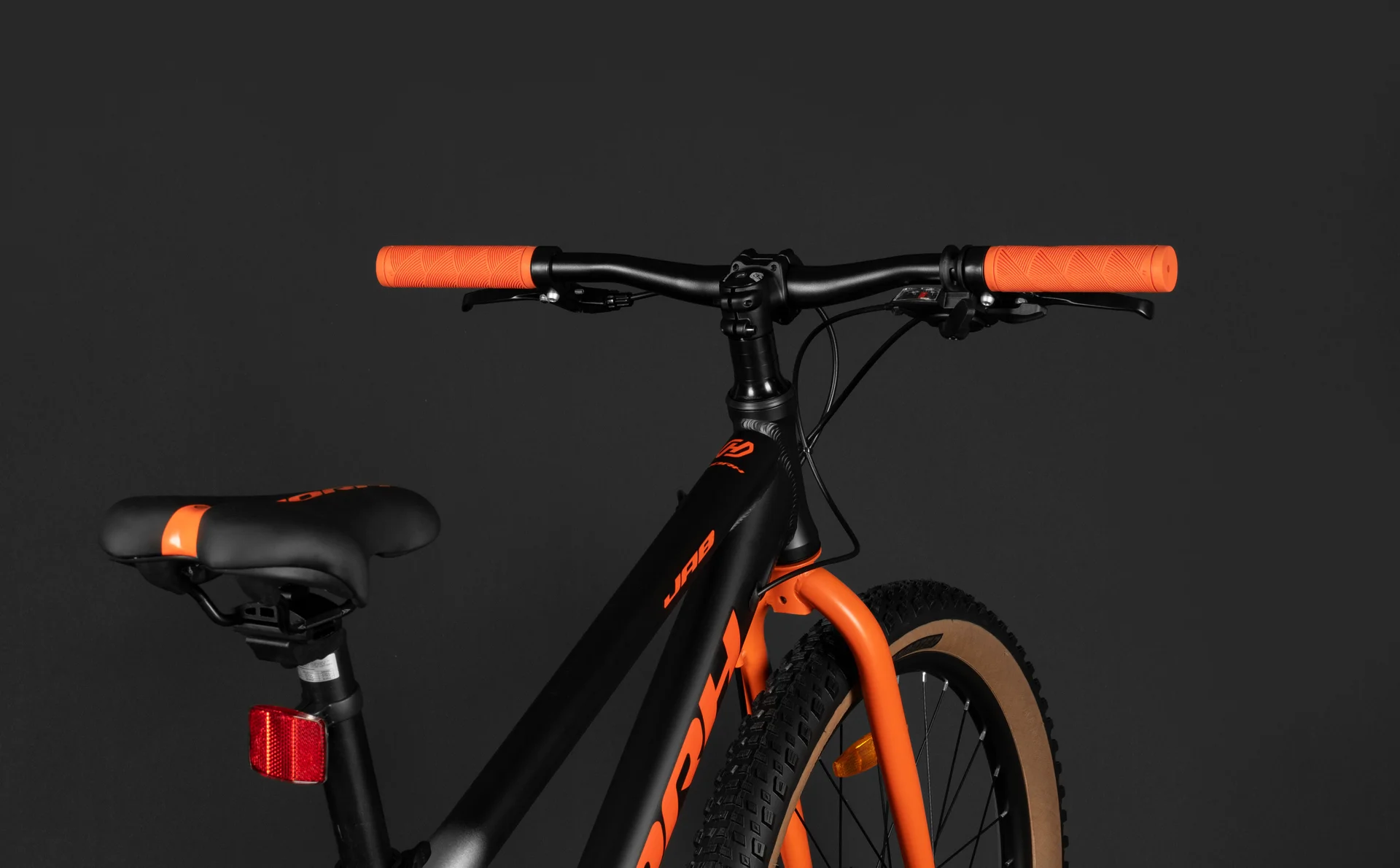 Велосипед HORH JAB JRMD 4.0 24"(2025) Black-Grey-Orange - миниатюра 9