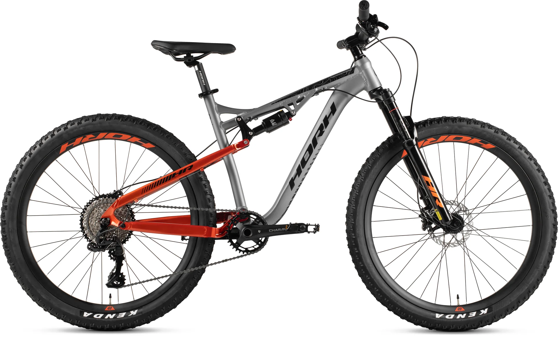 Велосипед HORH BEAVER PLUS 27.5 (2025) Grey-Orange - изображение 1