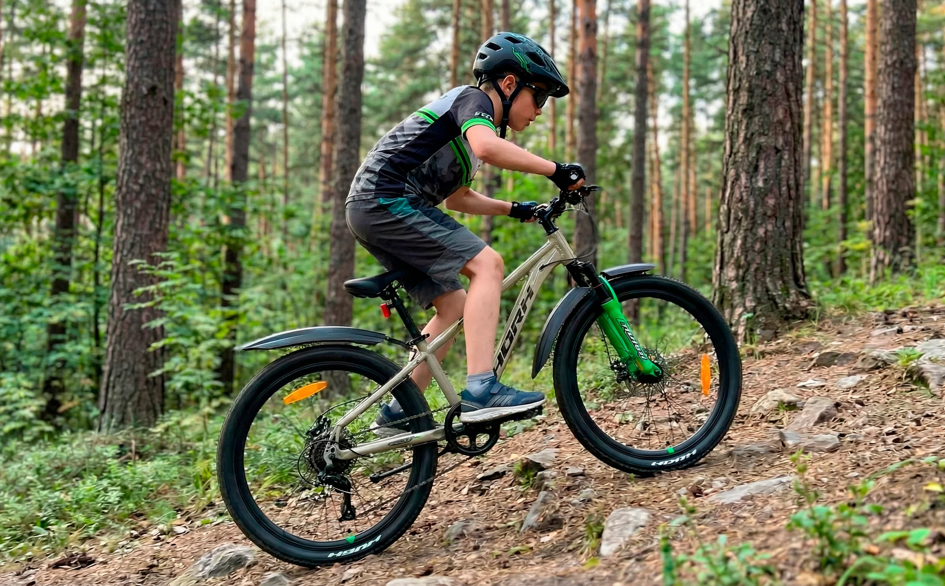 Велосипед HORH ROHAN RHD4.1 24" (2026) Olive-Black-Green - миниатюра 3