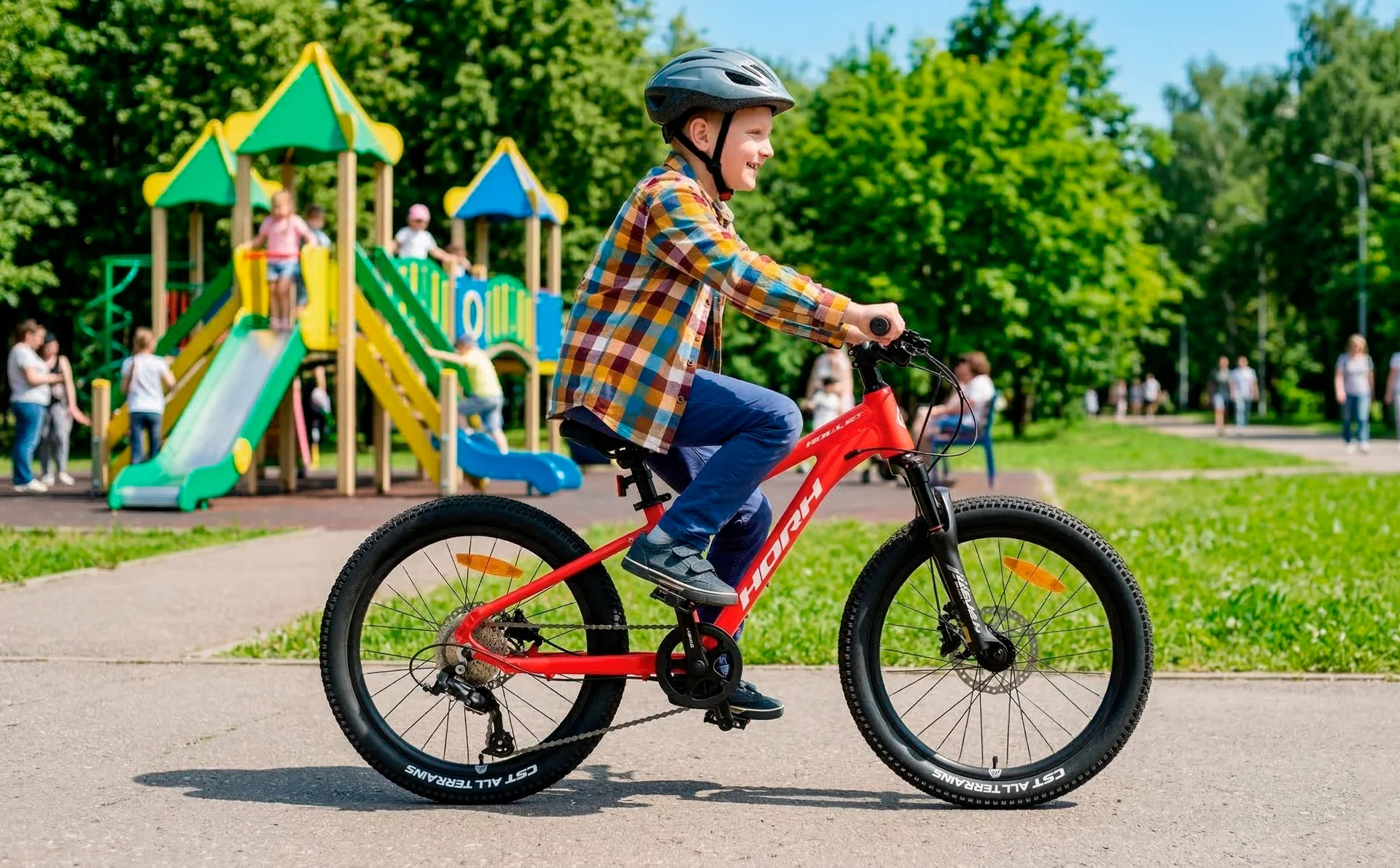 Велосипед HORH BULLET HBHD2.0 20" (2025) Red-White - миниатюра 2