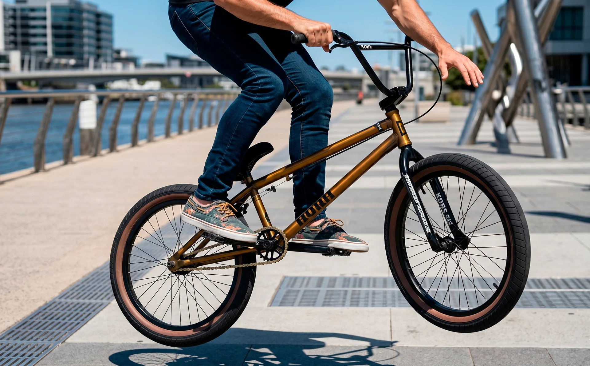 Велосипед HORH STAGE 3 20" (2024) Black Gold - миниатюра 4