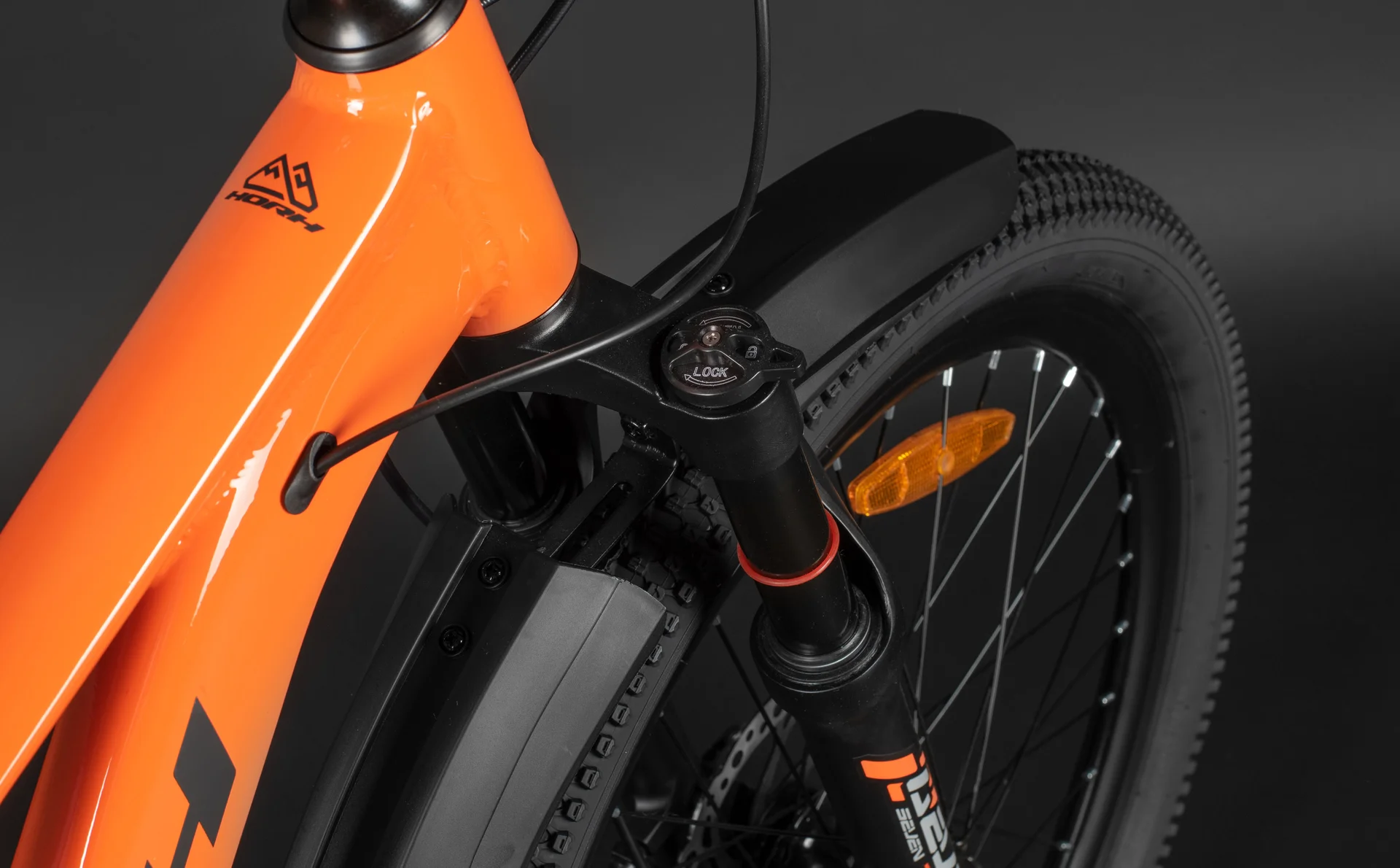 Велосипед HORH ROHAN RHD4.1 24" (2026) Orange-Black - миниатюра 12