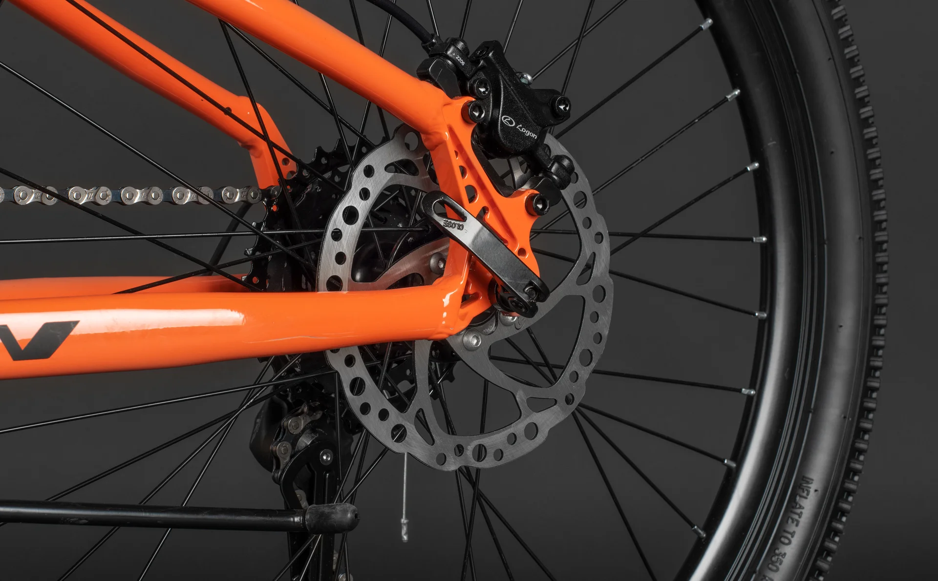 Велосипед HORH ROHAN RHD4.1 24" (2026) Orange-Black - миниатюра 14