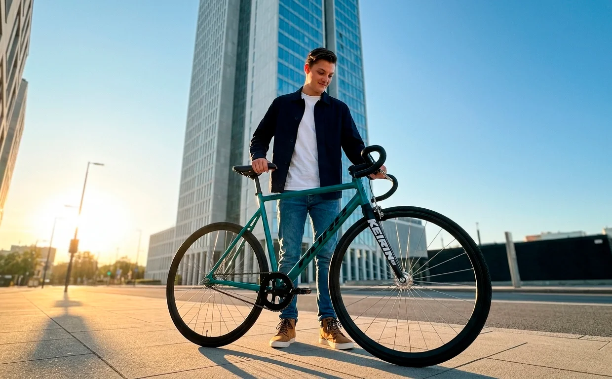 Велосипед HORH KEIRIN 700С (2026) Mint-Black - миниатюра 3