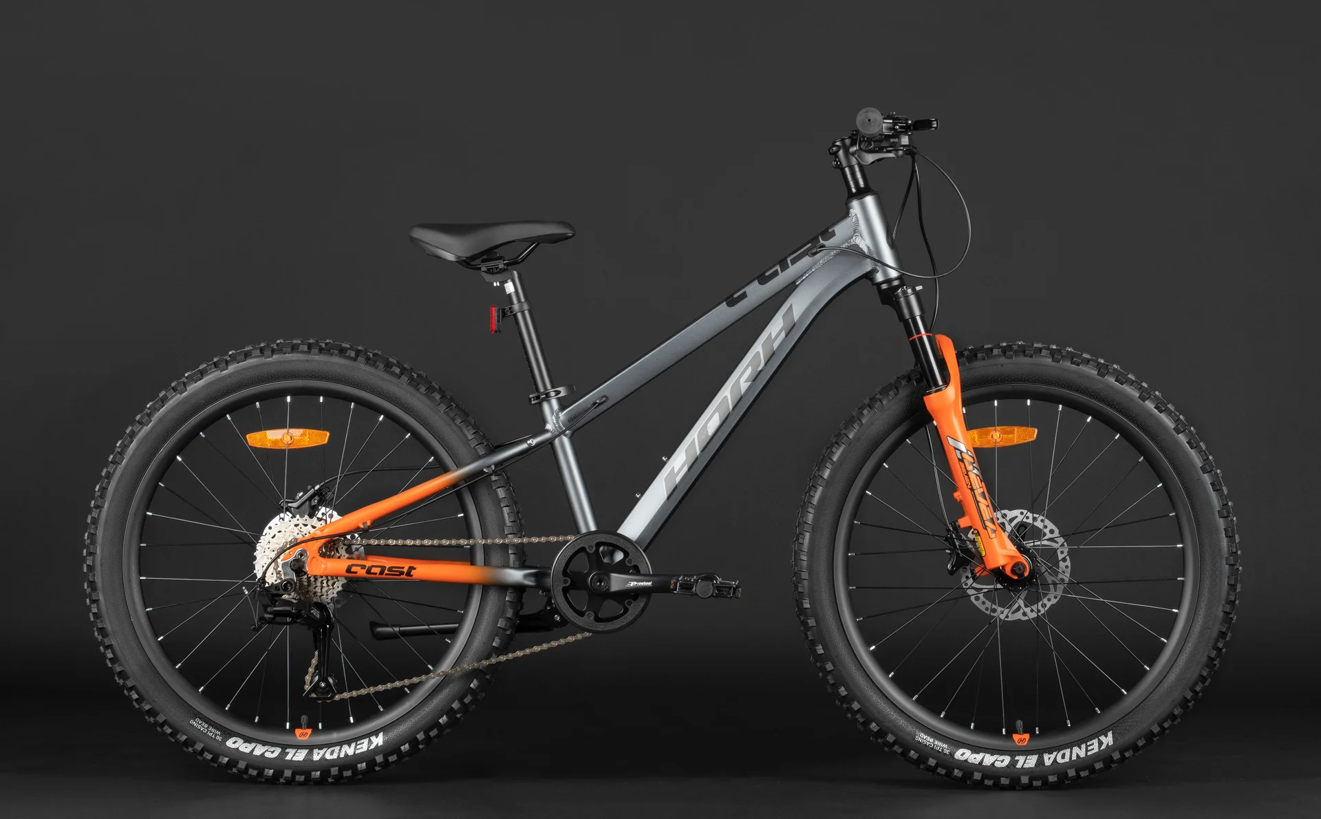 Велосипед HORH CAST HCSTHD 4.0 24" (2026) Grey-Orange-Black - миниатюра 5