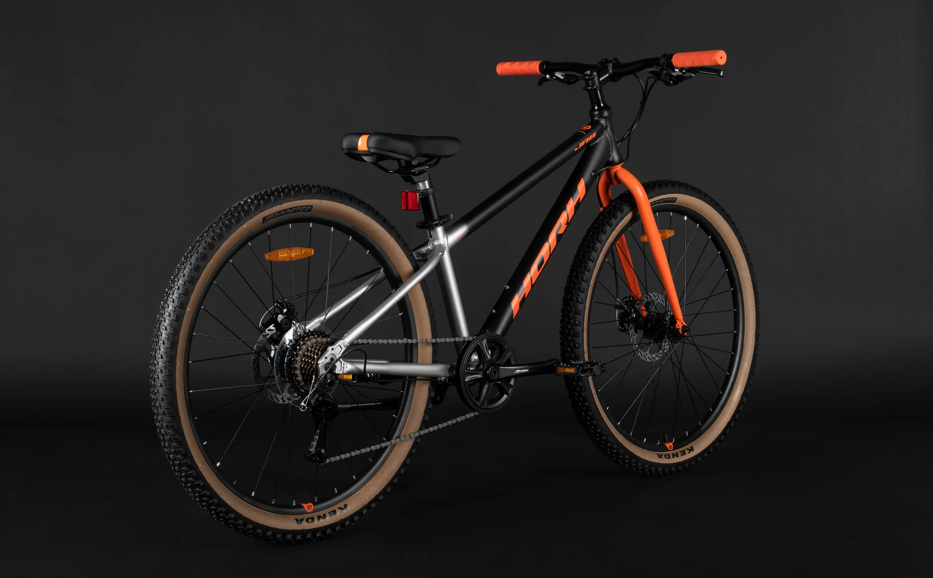 Велосипед HORH JAB JRMD 6.0 26" (2026) Black-Grey-Orange - миниатюра 7