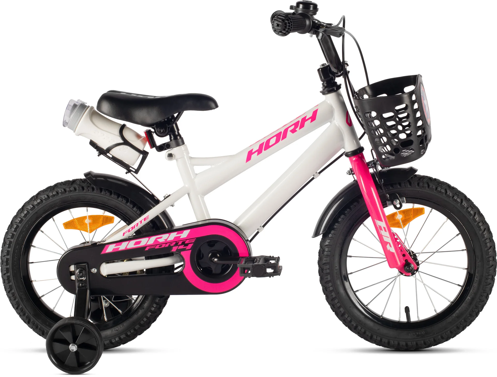 Велосипед HORH FORTE 14" (2024) White-Pink - изображение 1