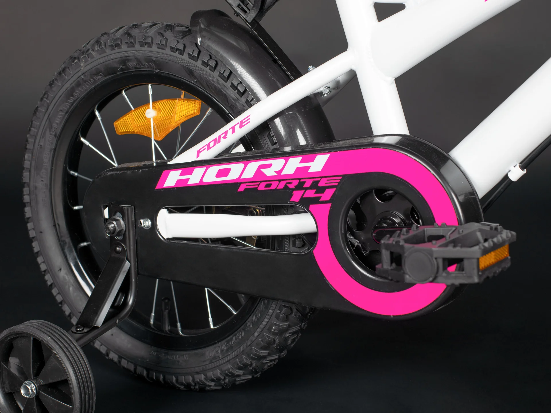Велосипед HORH FORTE 14" (2024) White-Pink - миниатюра 13
