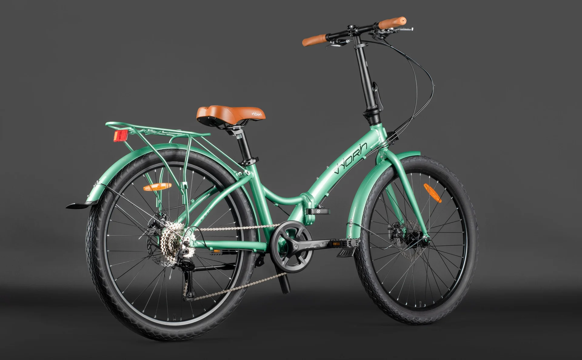 Велосипед HORH KAYO 8SP MD 26" (2025) Light Green - миниатюра 4