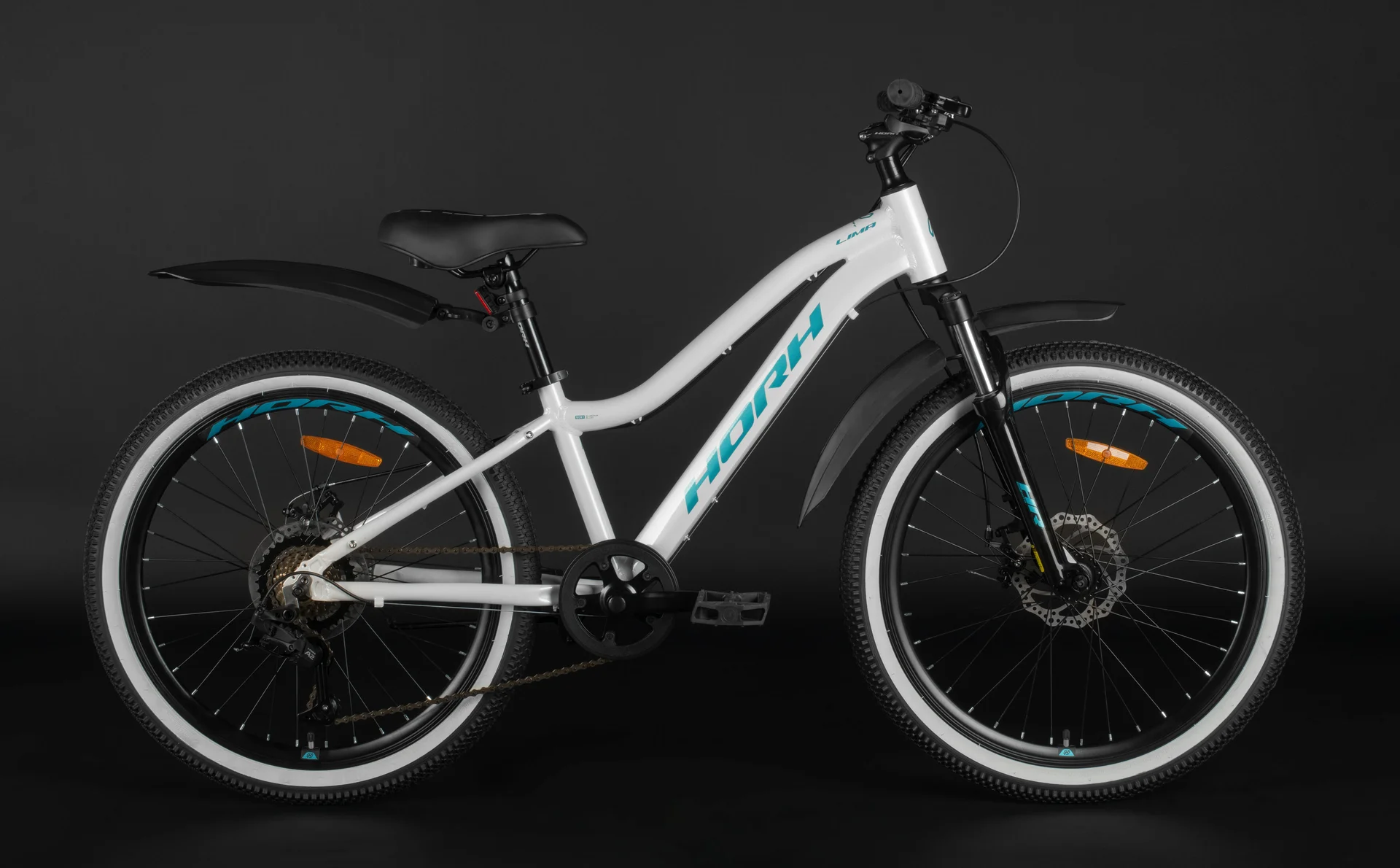 Велосипед HORH LIMA LMD4.0 24" (2026) White-Turquoise-Black - миниатюра 5