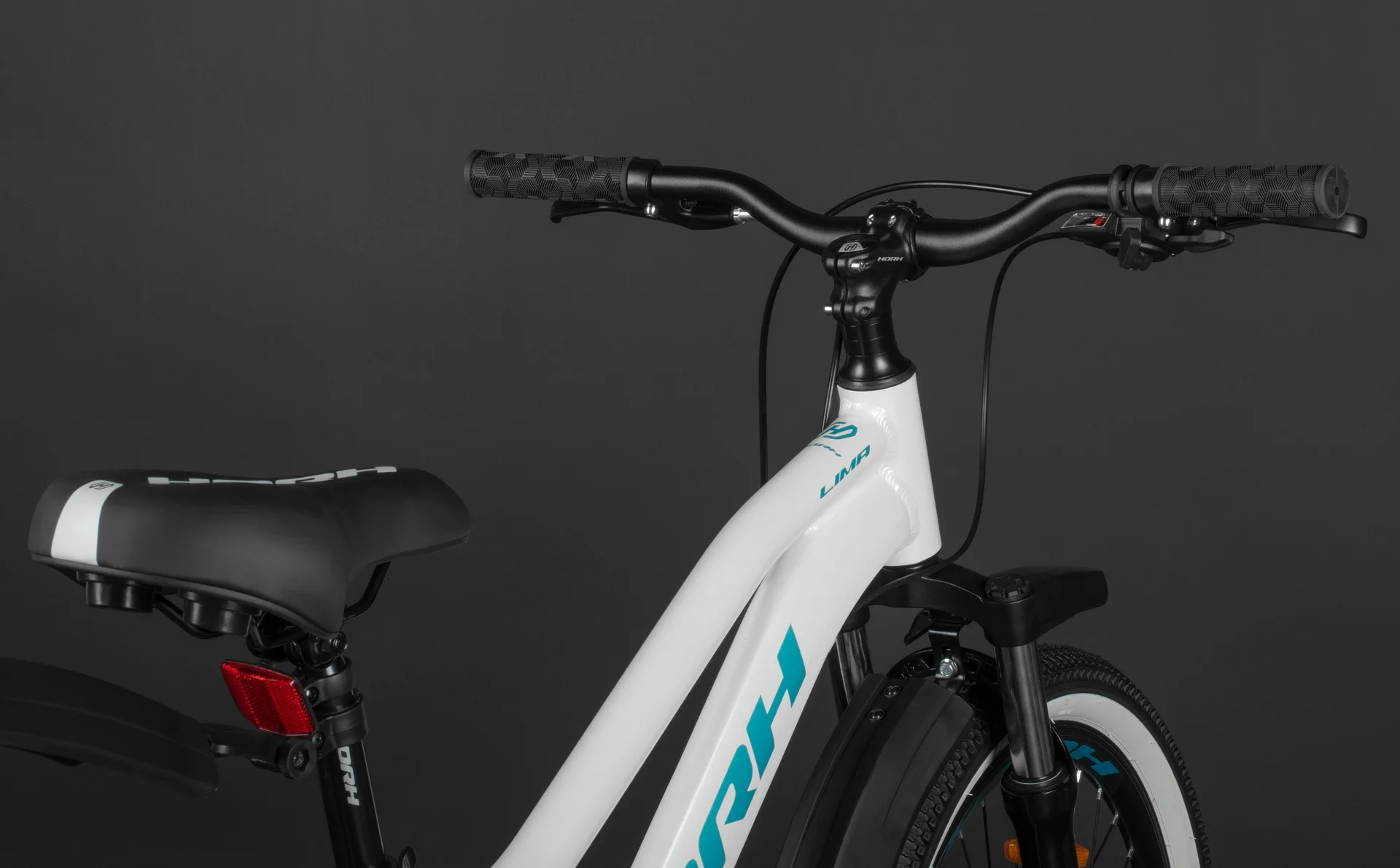 Велосипед HORH LIMA LMD4.0 24" (2026) White-Turquoise-Black - миниатюра 9