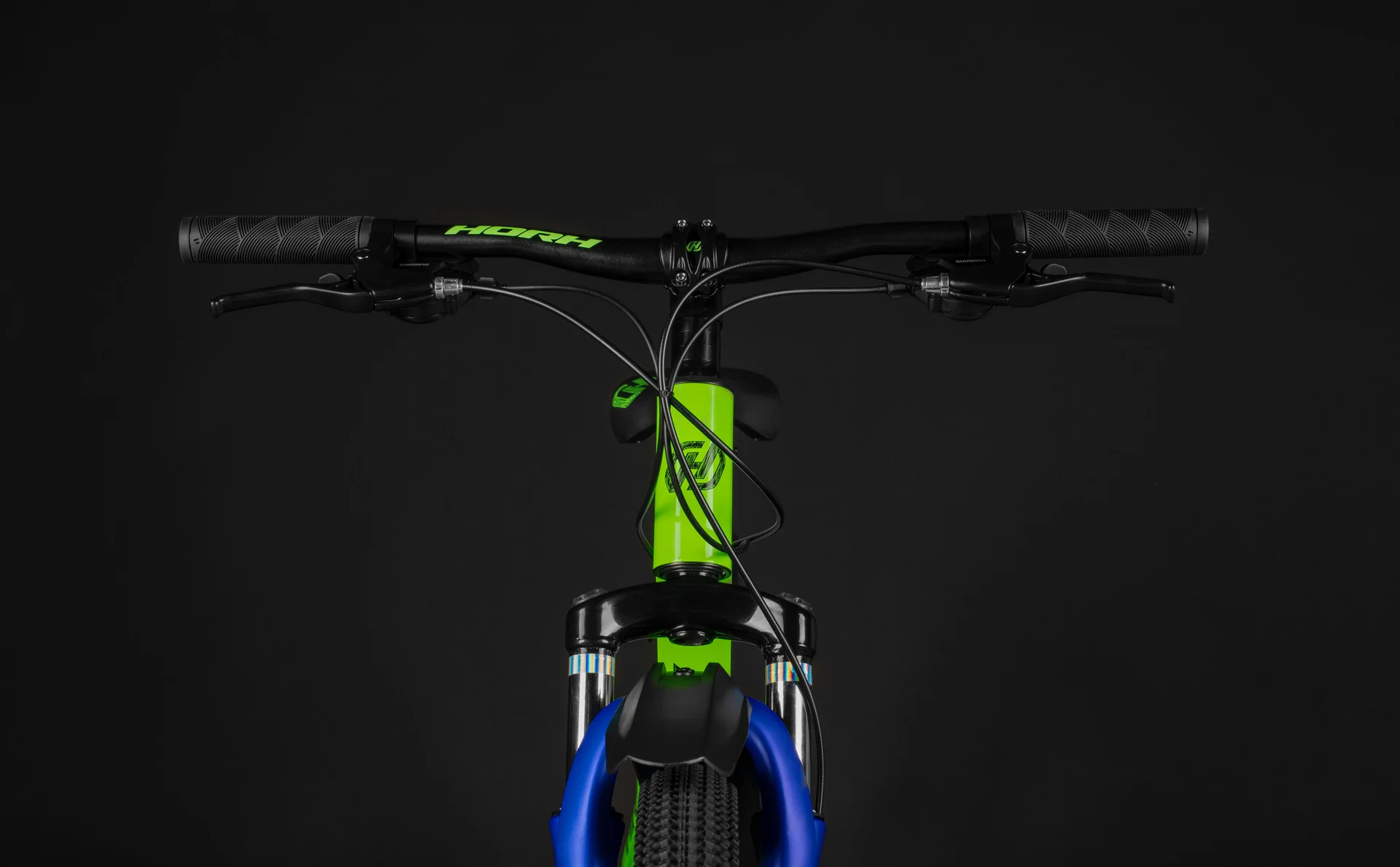 Велосипед HORH TONY HTYMD 6.0 26" (2026) Green-Black-Blue - миниатюра 5